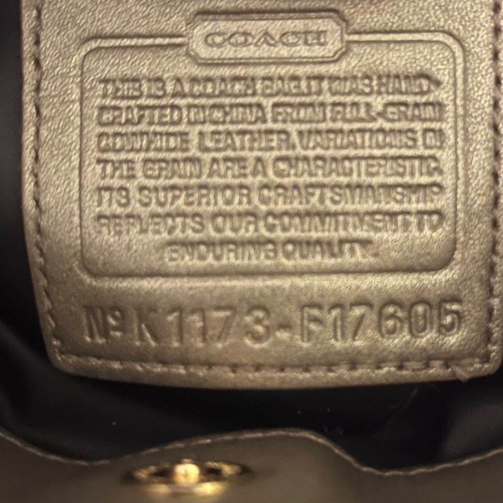Coach Ashley Leather Hippie Bag # F17605 - Picture 10 of 10